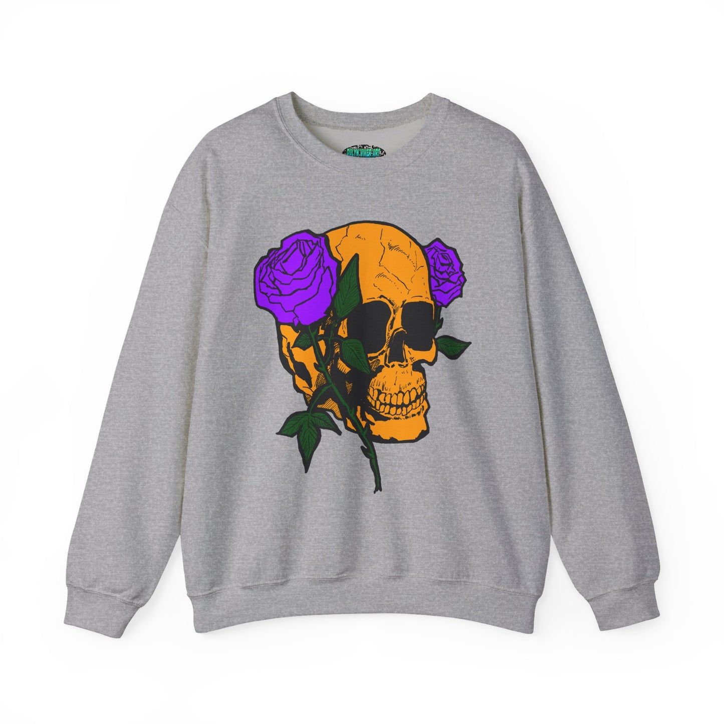 Skull & Roses Sweatshirt - Unisex Heavy Blend™ Crewneck