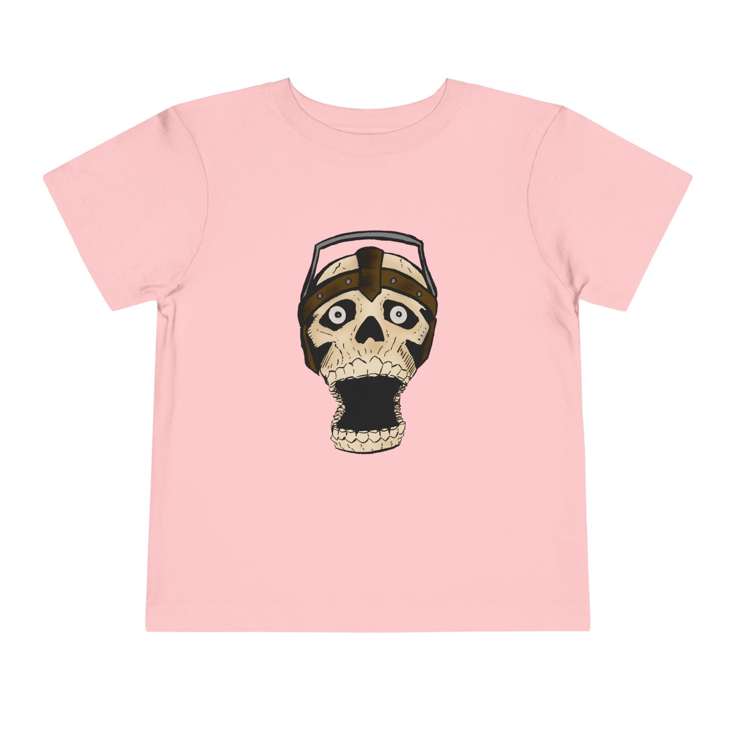 Toddler Tee — Playful Screaming Skull Graphic Kids' Shirt