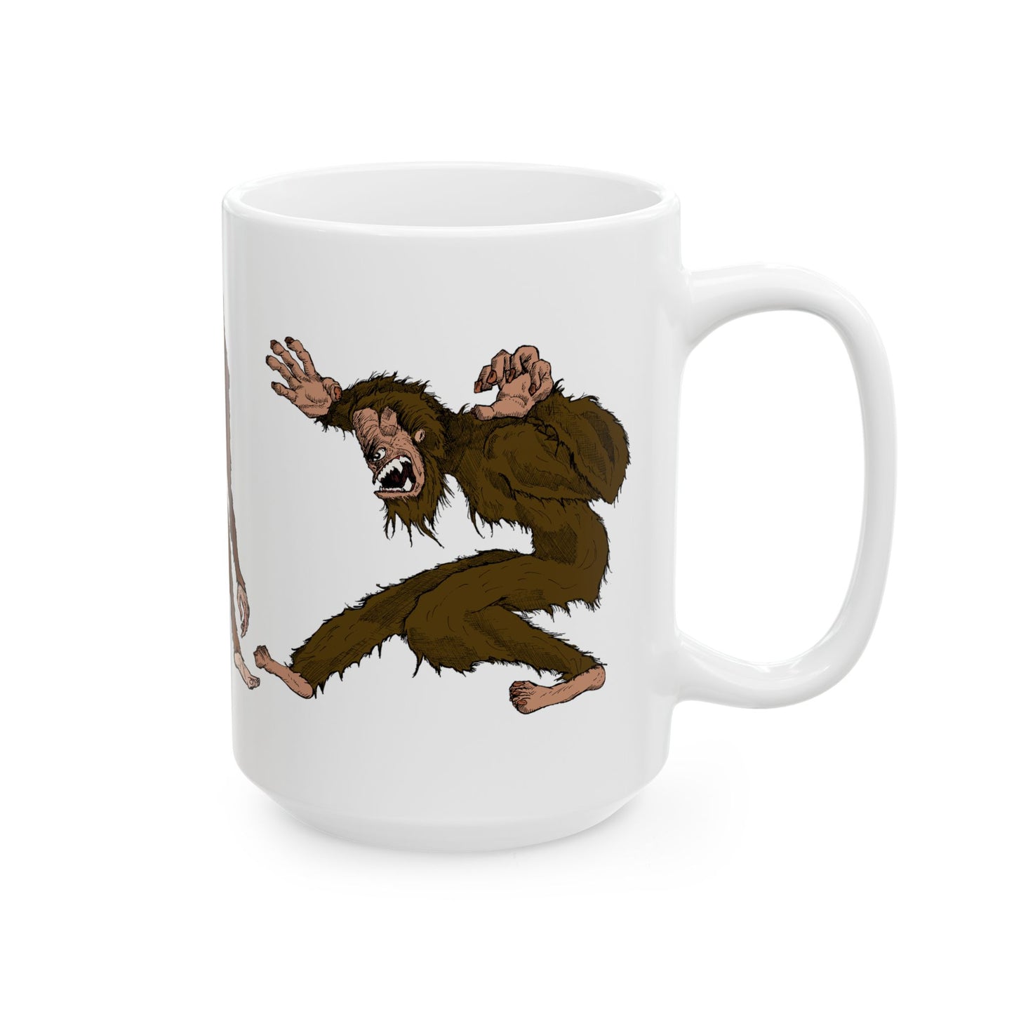 Bigfoot Sasquatch Mug — Funny Creature Coffee Cup (11oz & 15oz)