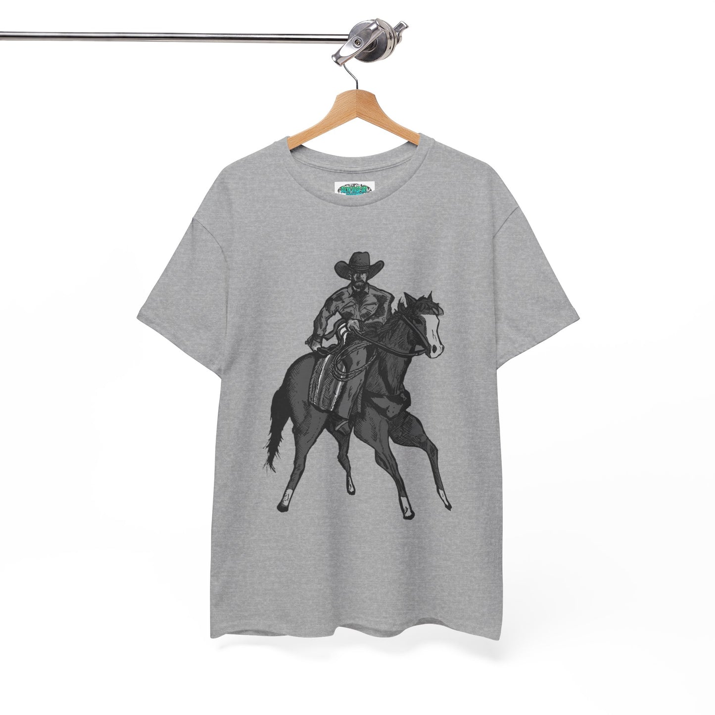 Cowboy on Horseback T‑Shirt — Vintage Western Rodeo Tee