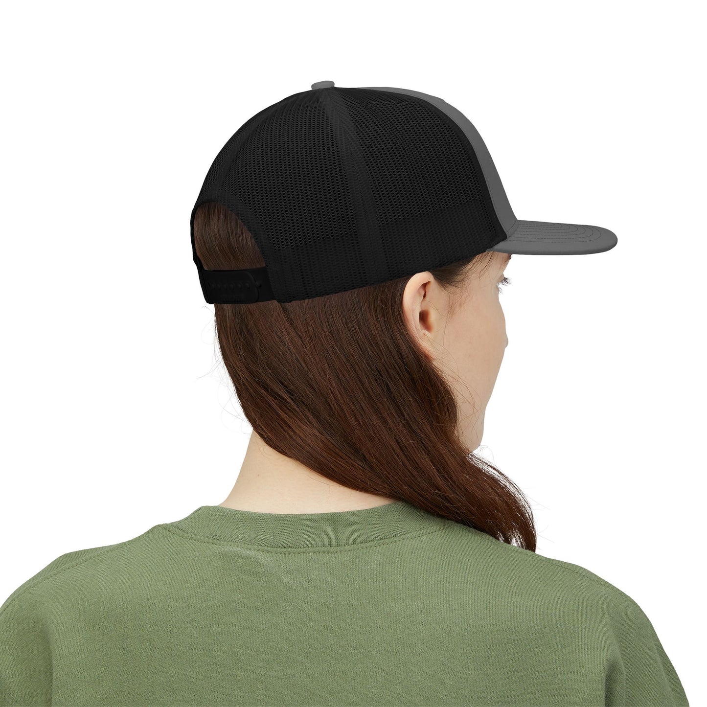 Gorilla Embroidered Snapback Trucker Cap — Casual Wildlife Hat for Outdoors & Everyday Wear