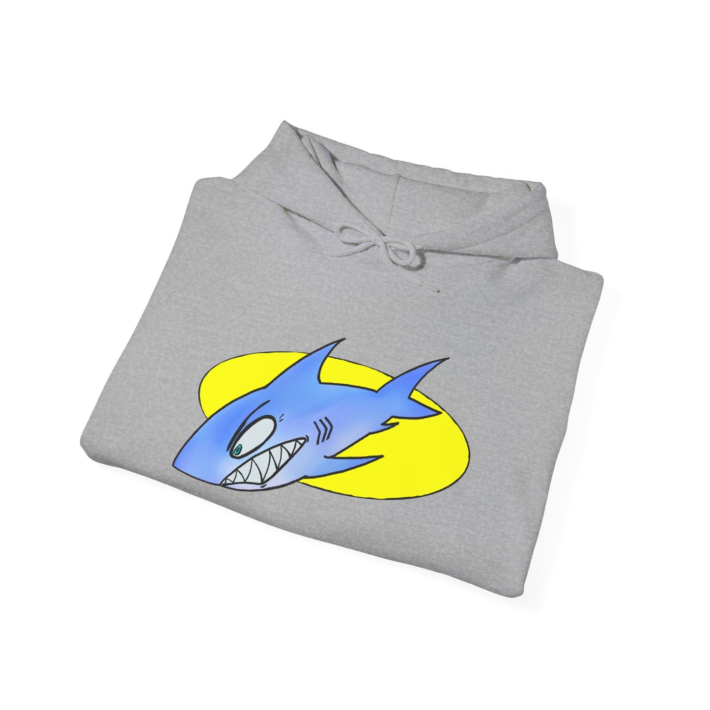 Cool Shark Graphic Hoodie - Unisex Heavy Blend Sweatshirt for Ocean Lovers, Gift for Men and Women, Beach Vibes, Casual Wear, Unique Design