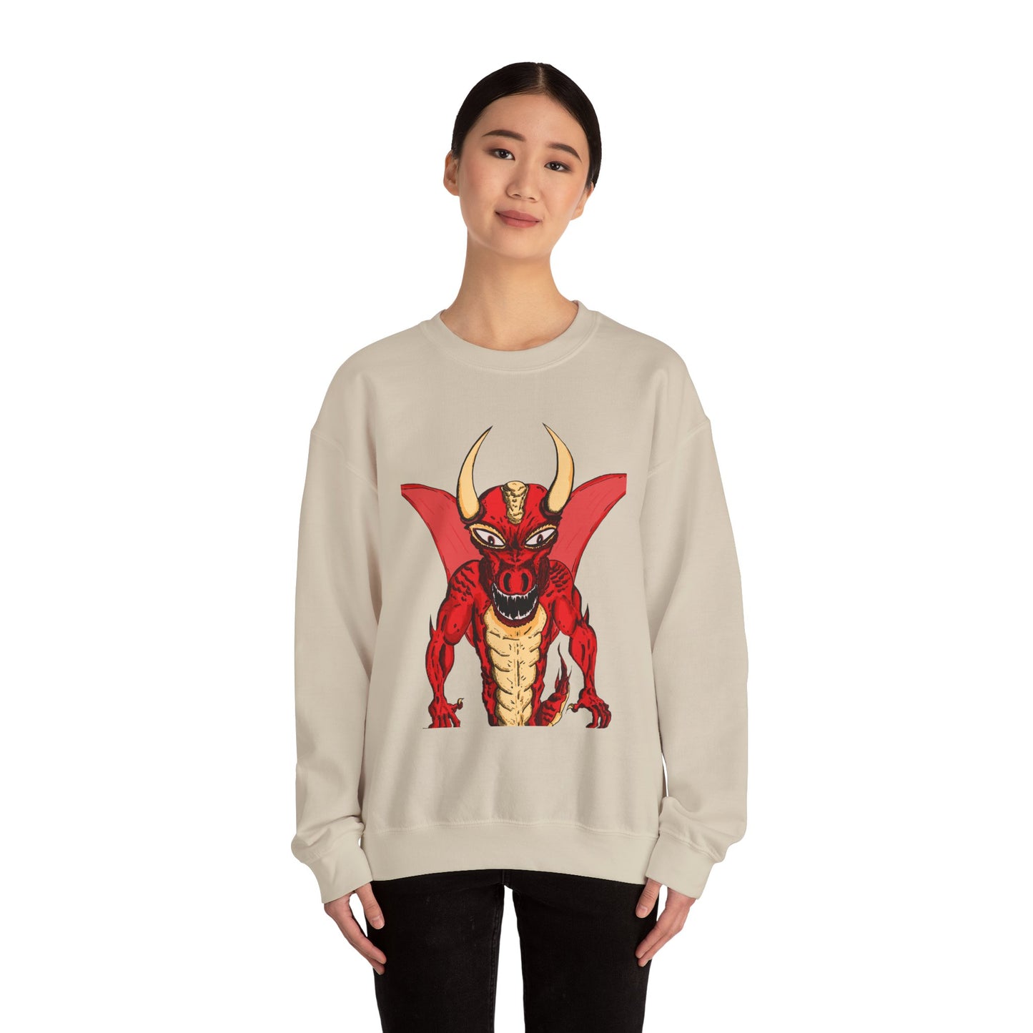 Fierce Dragon Unisex Crewneck Sweatshirt