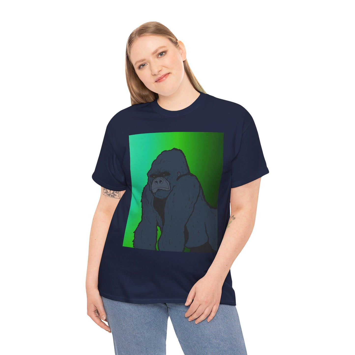 Gorilla Portrait Tee – Graphic Ape Illustration T-Shirt