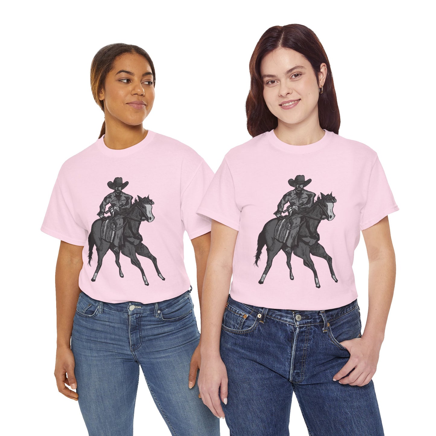Cowboy on Horseback T‑Shirt — Vintage Western Rodeo Tee