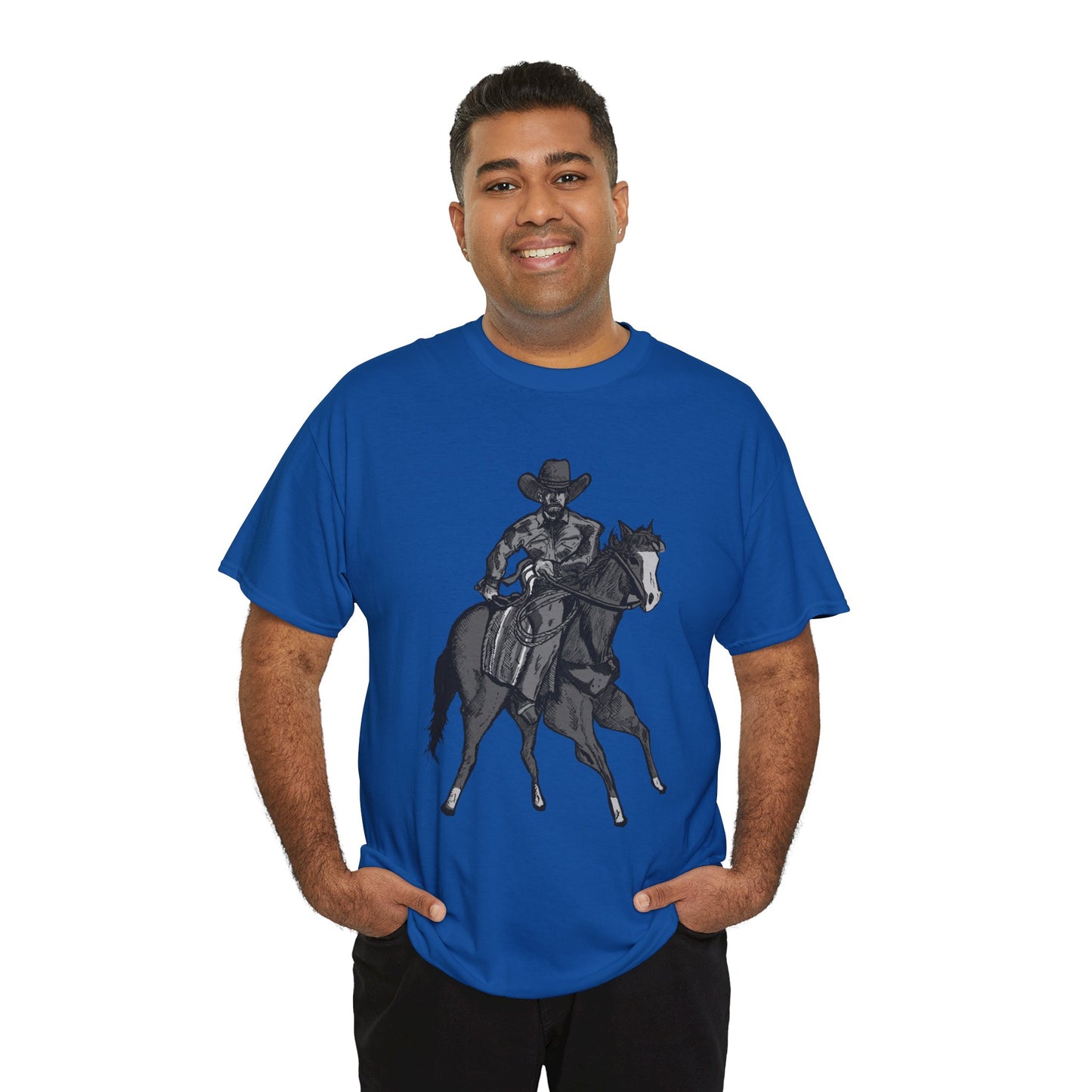 Cowboy on Horseback T‑Shirt — Vintage Western Rodeo Tee