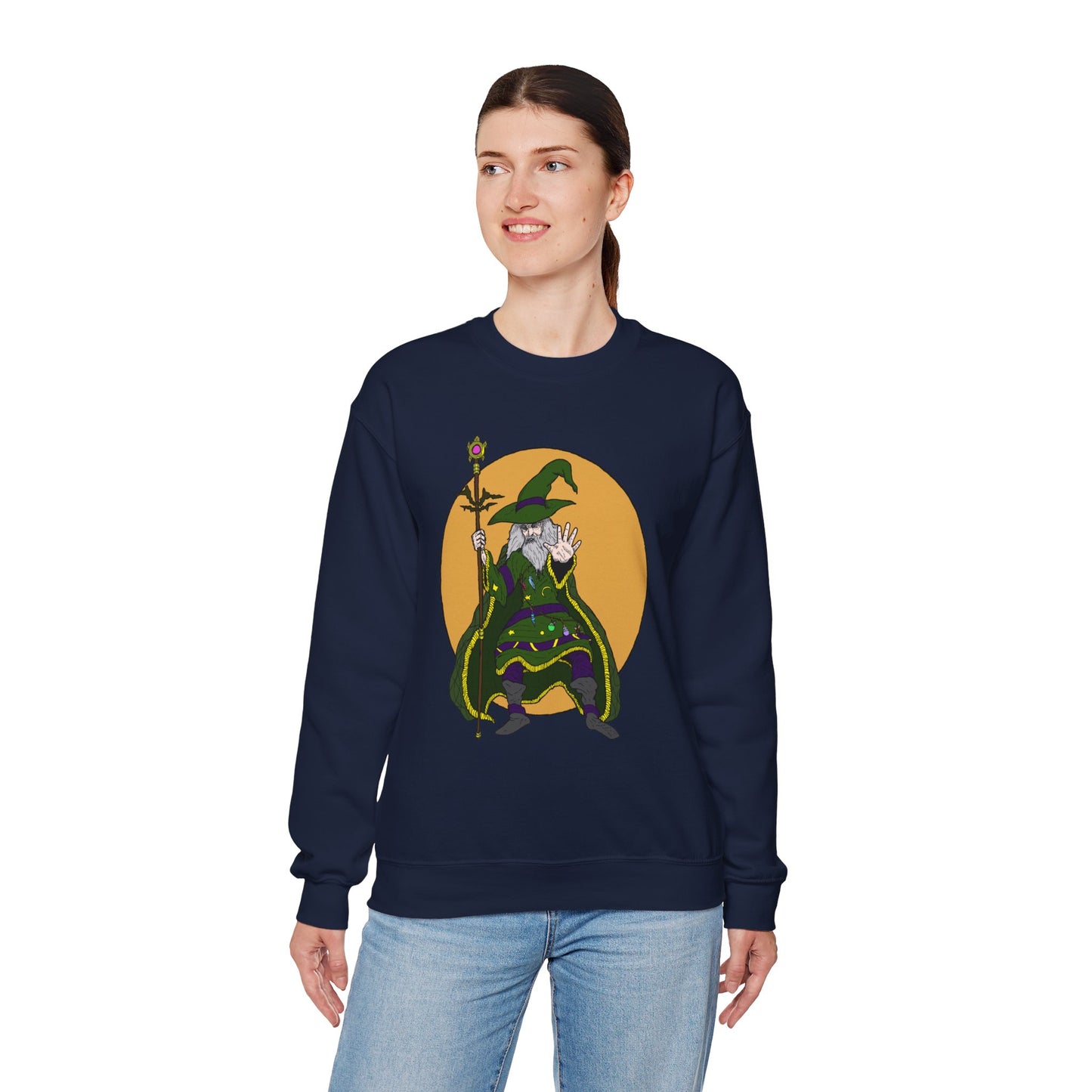 Wizard-Themed Unisex Crewneck Sweatshirt