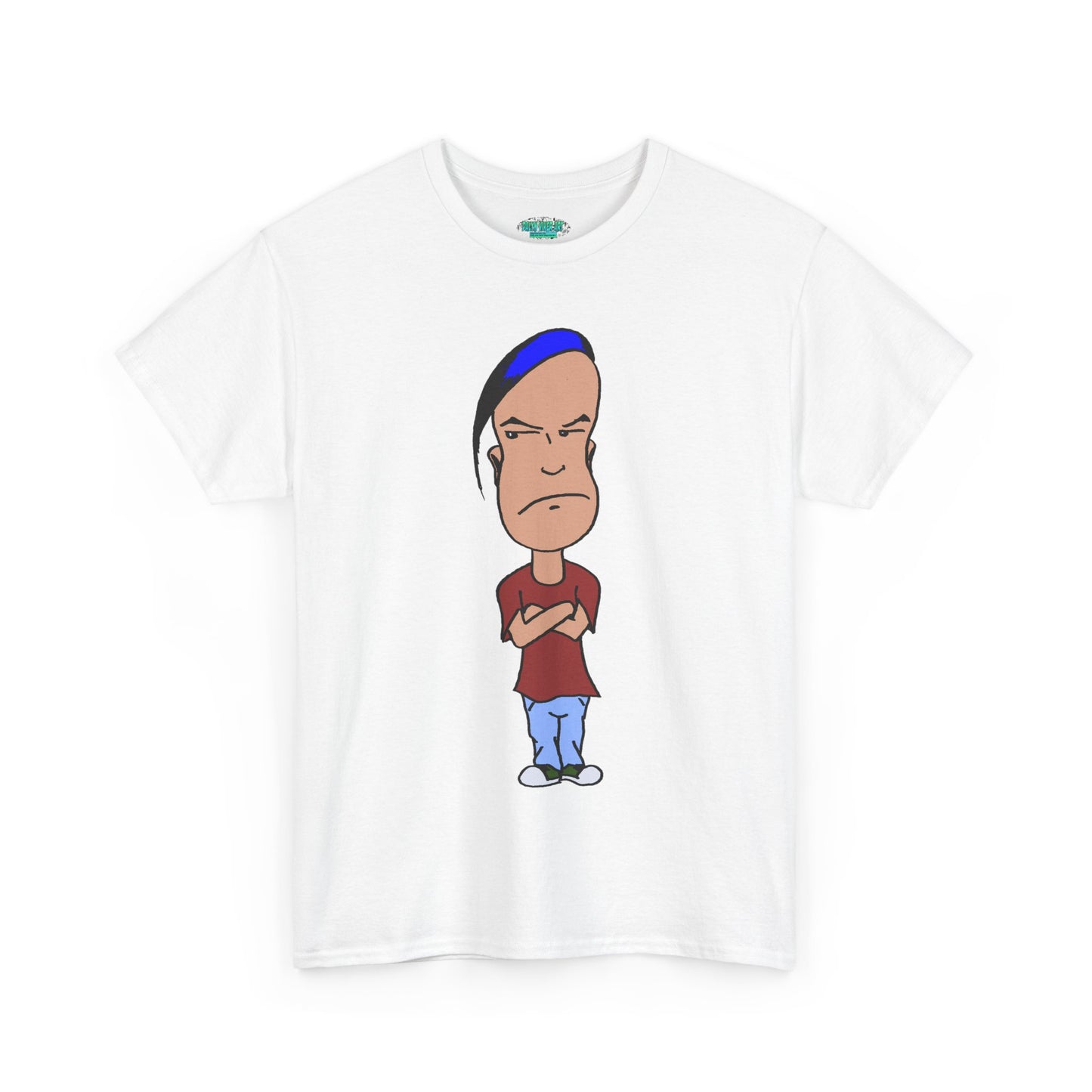 Cool Vintage Smug Cartoon Unisex Heavy Cotton Tee, Casual Wear, Gift for Friends, Streetwear, Youth Fashion