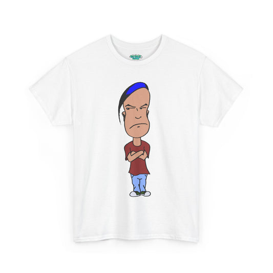 Cool Vintage Smug Cartoon Unisex Heavy Cotton Tee, Casual Wear, Gift for Friends, Streetwear, Youth Fashion