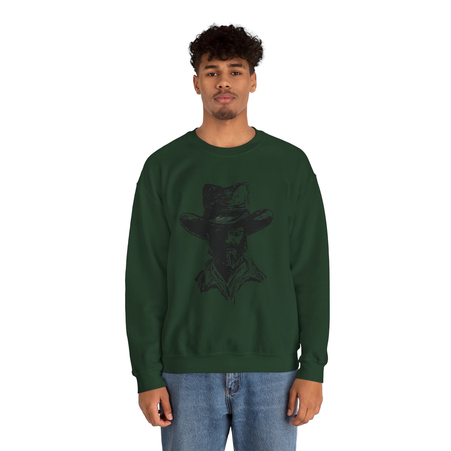 Cowboy Graphic Crewneck Sweatshirt