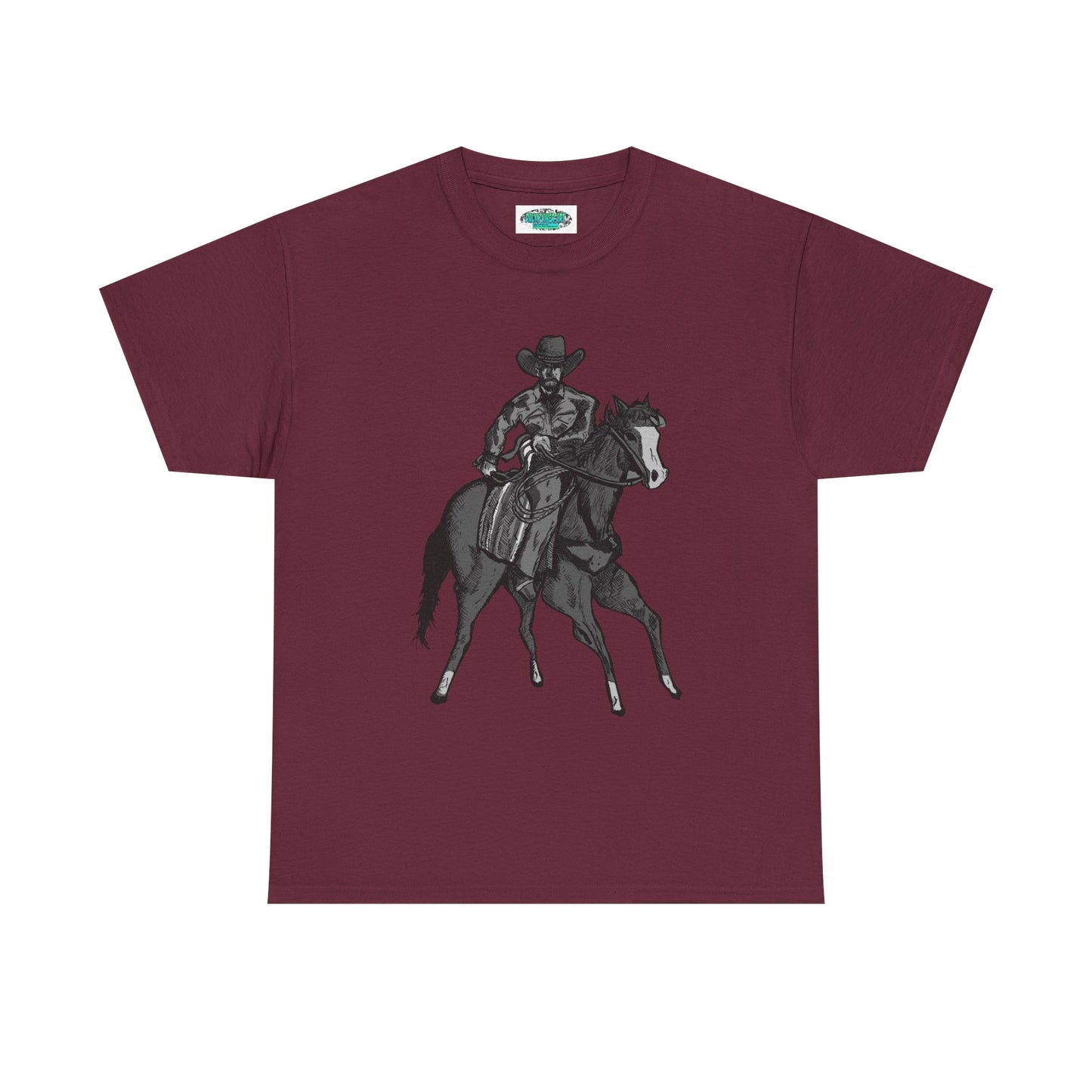 Cowboy on Horseback T‑Shirt — Vintage Western Rodeo Tee