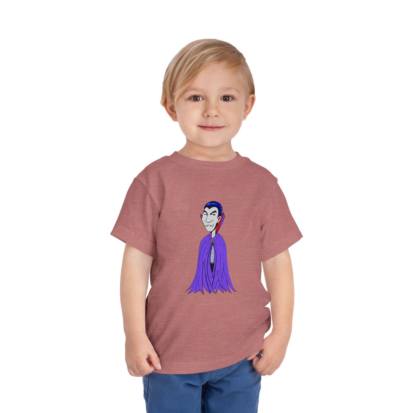 Toddler Tee — Cute Cartoon Vampire Graphic Shirt for Kids