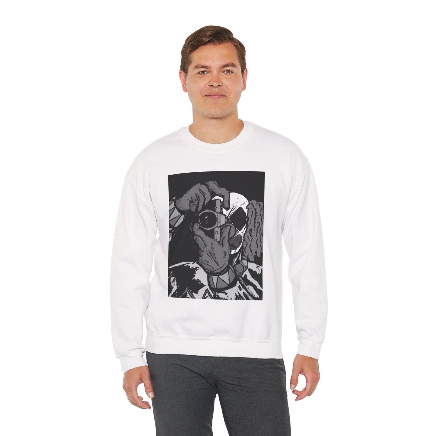 Blasto the Clown Retro Homage Photographer Sweatshirt