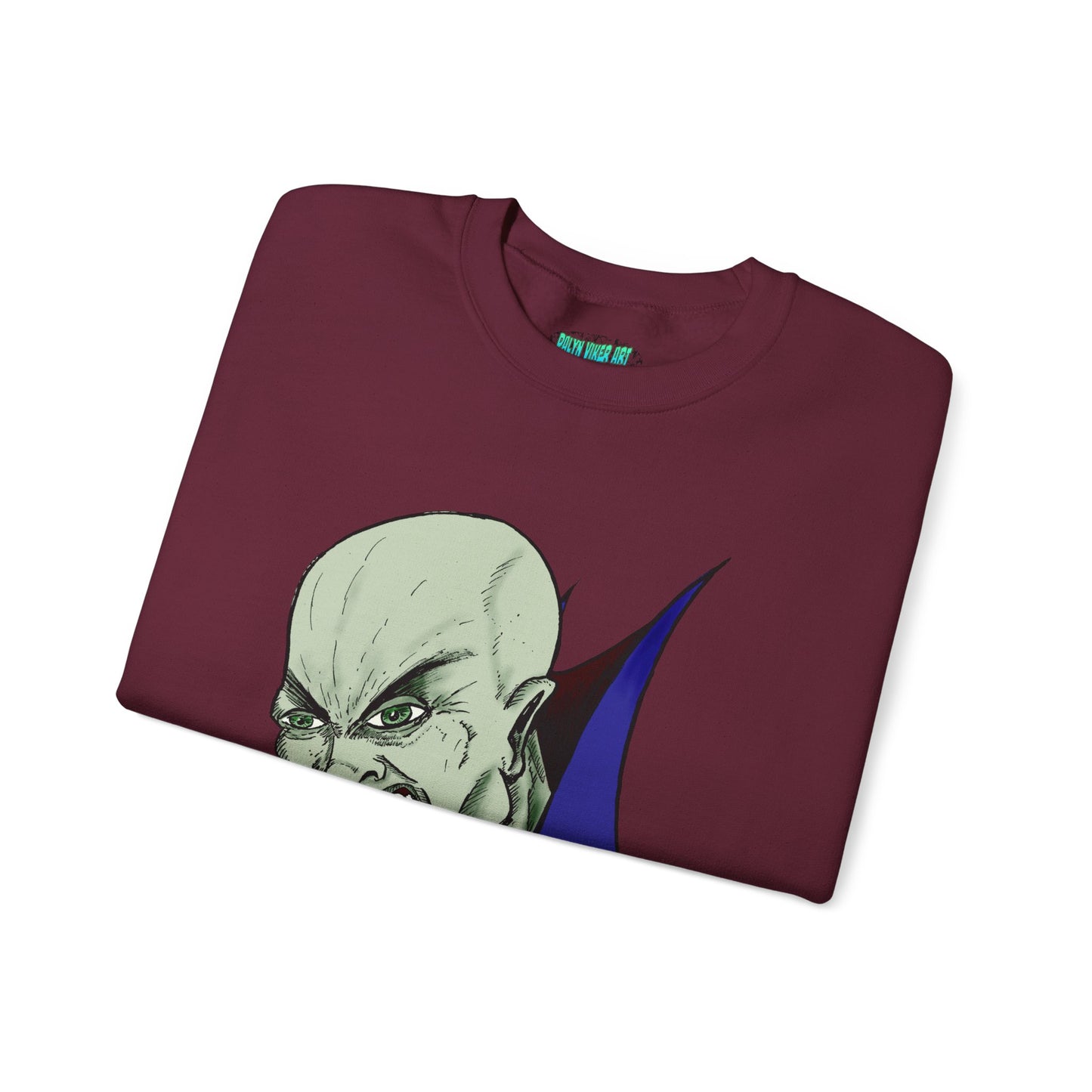 Vampire Graphic Sweatshirt for Halloween