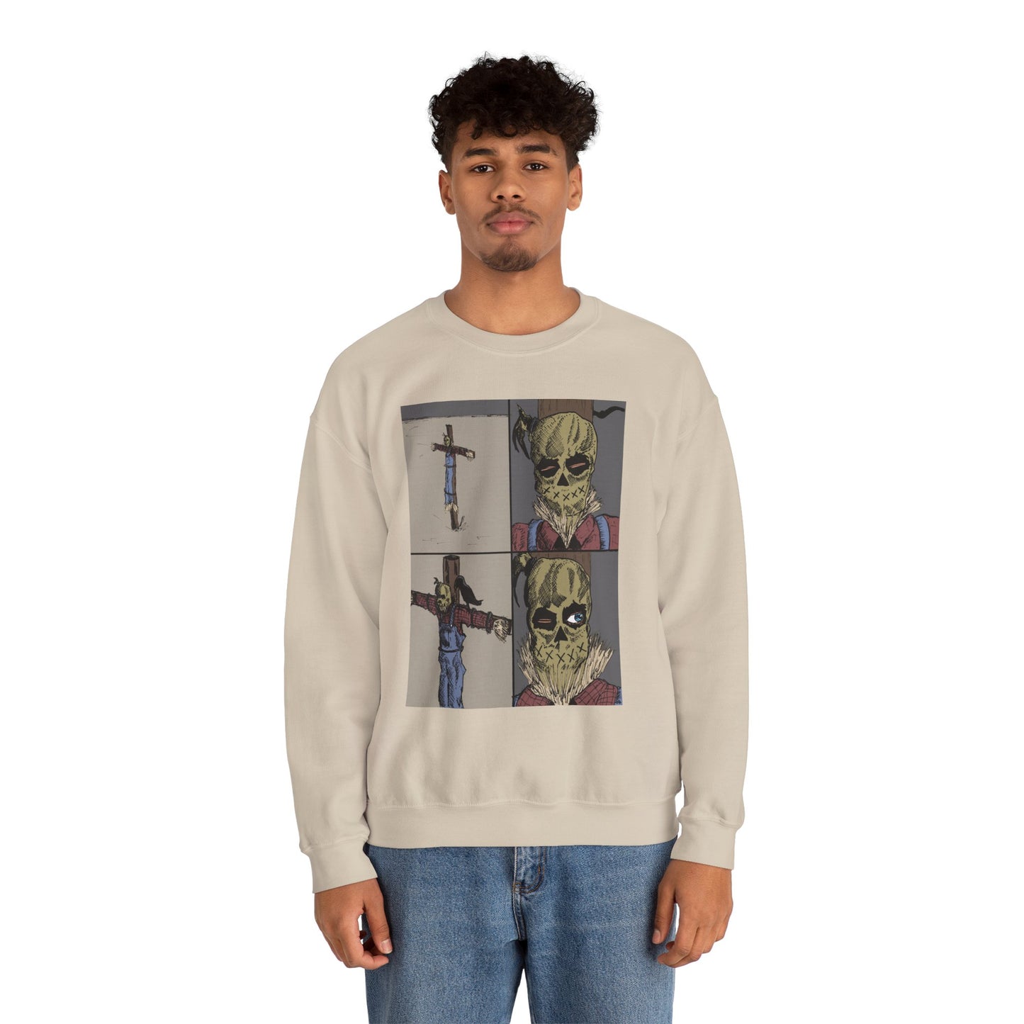 Scarecrow Graphic Crewneck Sweatshirt