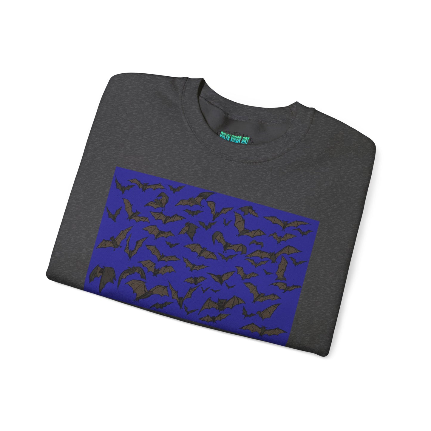 Stylish Bats Unisex Crewneck Sweatshirt with Abstract Design