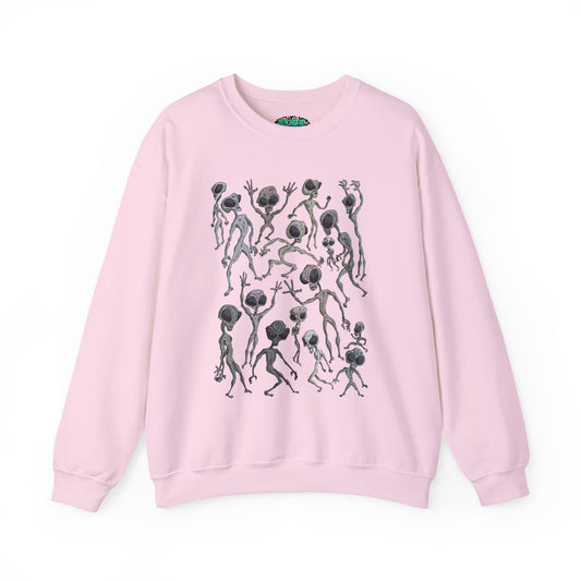 Alien Dance Party Crewneck Sweatshirt - Unisex Heavy Blend™