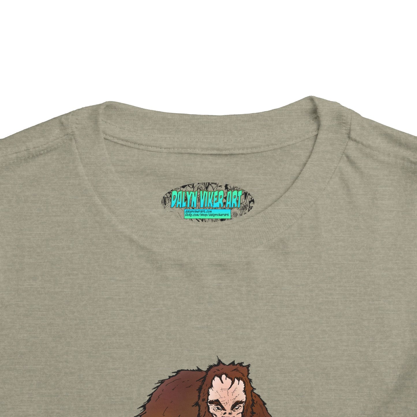 Toddler Tee — Cute Cartoon Kid-Friendly Bigfoot Graphic Shirt