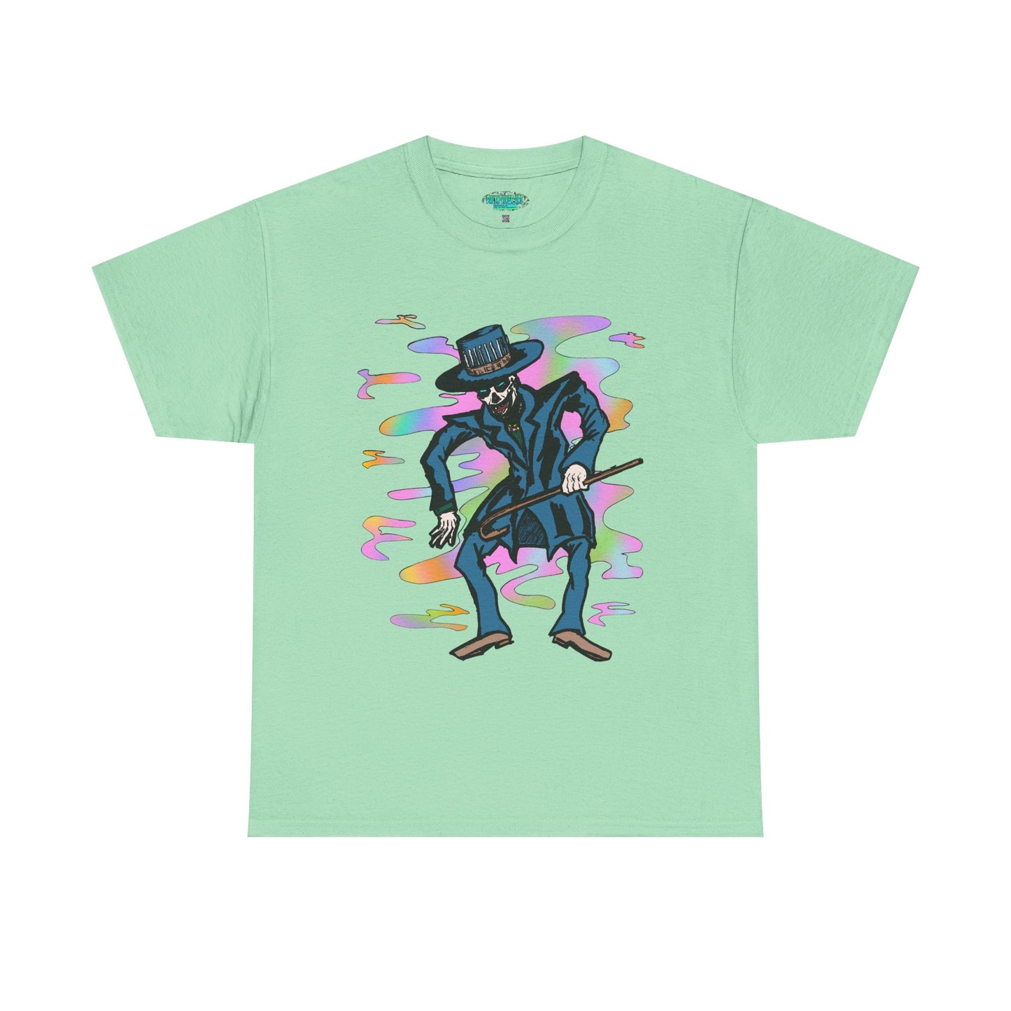 Voodoo Maniac Colorful Cartoon Magician Unisex Heavy Cotton Tee