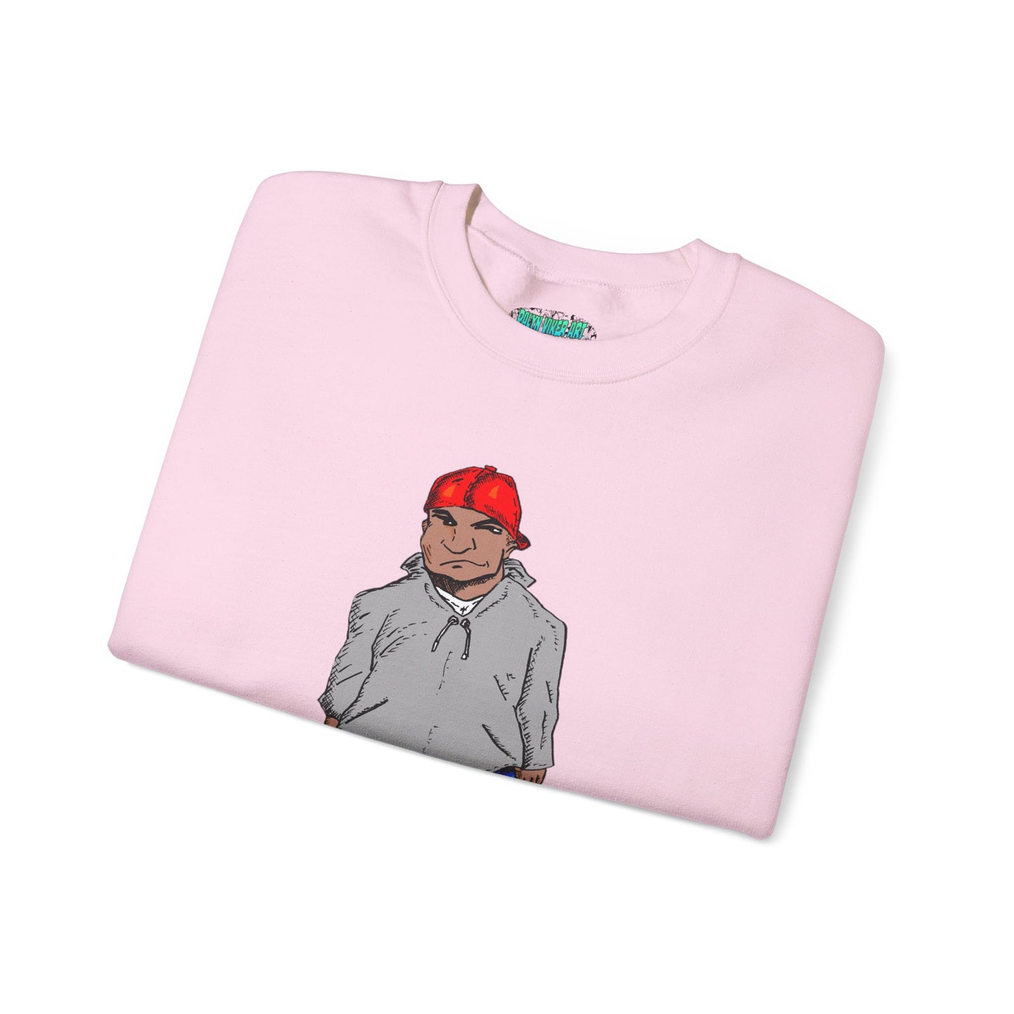 Urban Street Fun Character Boots Art Unisex Crewneck Sweatshirt