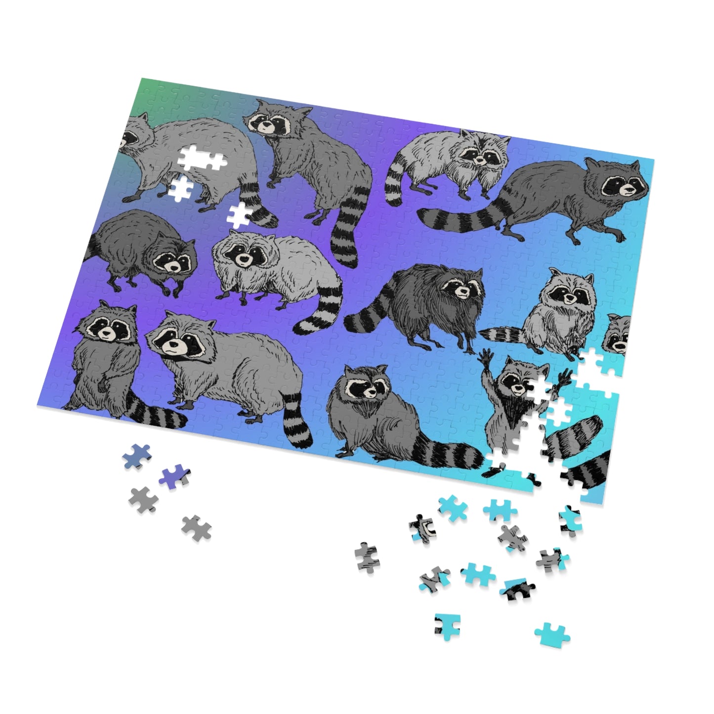 Jigsaw Puzzle with Tin
