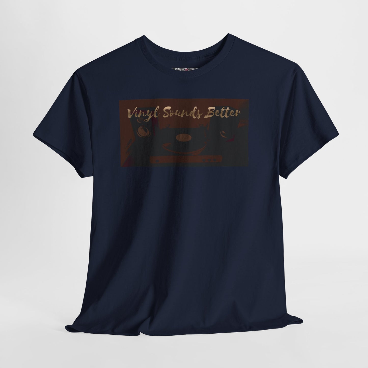 Vinyl Sounds Better T-Shirt — Retro Record Player Tee for Music Lovers