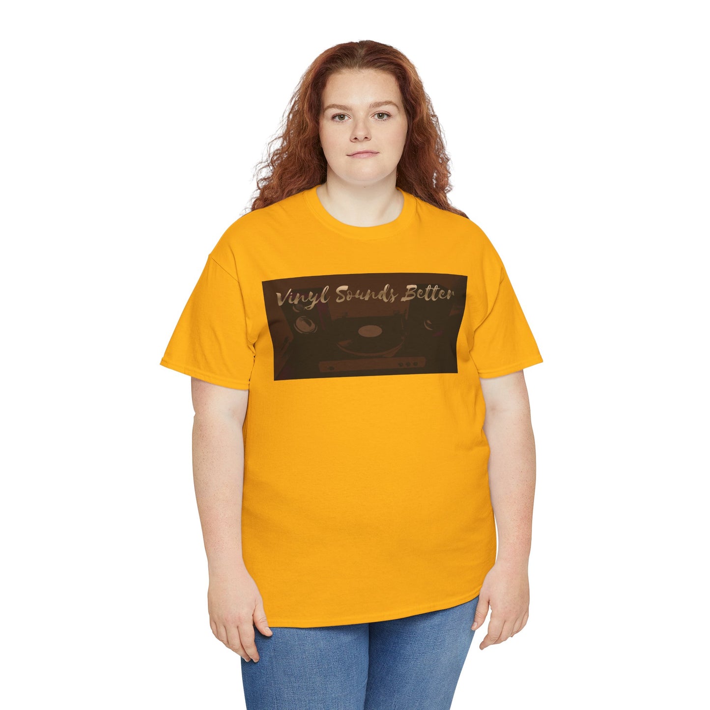 Vinyl Sounds Better T-Shirt — Retro Record Player Tee for Music Lovers