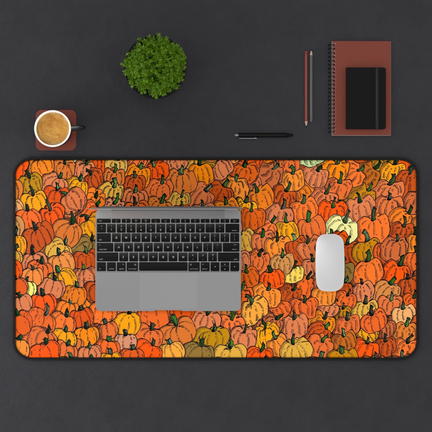 Pumpkin Spice Desk Mat