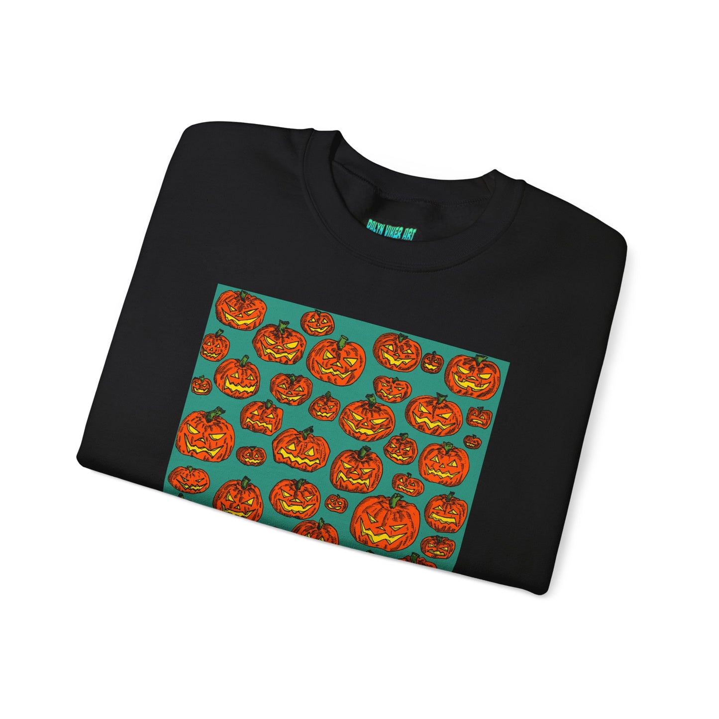 Halloween Pumpkin Crewneck Sweatshirt