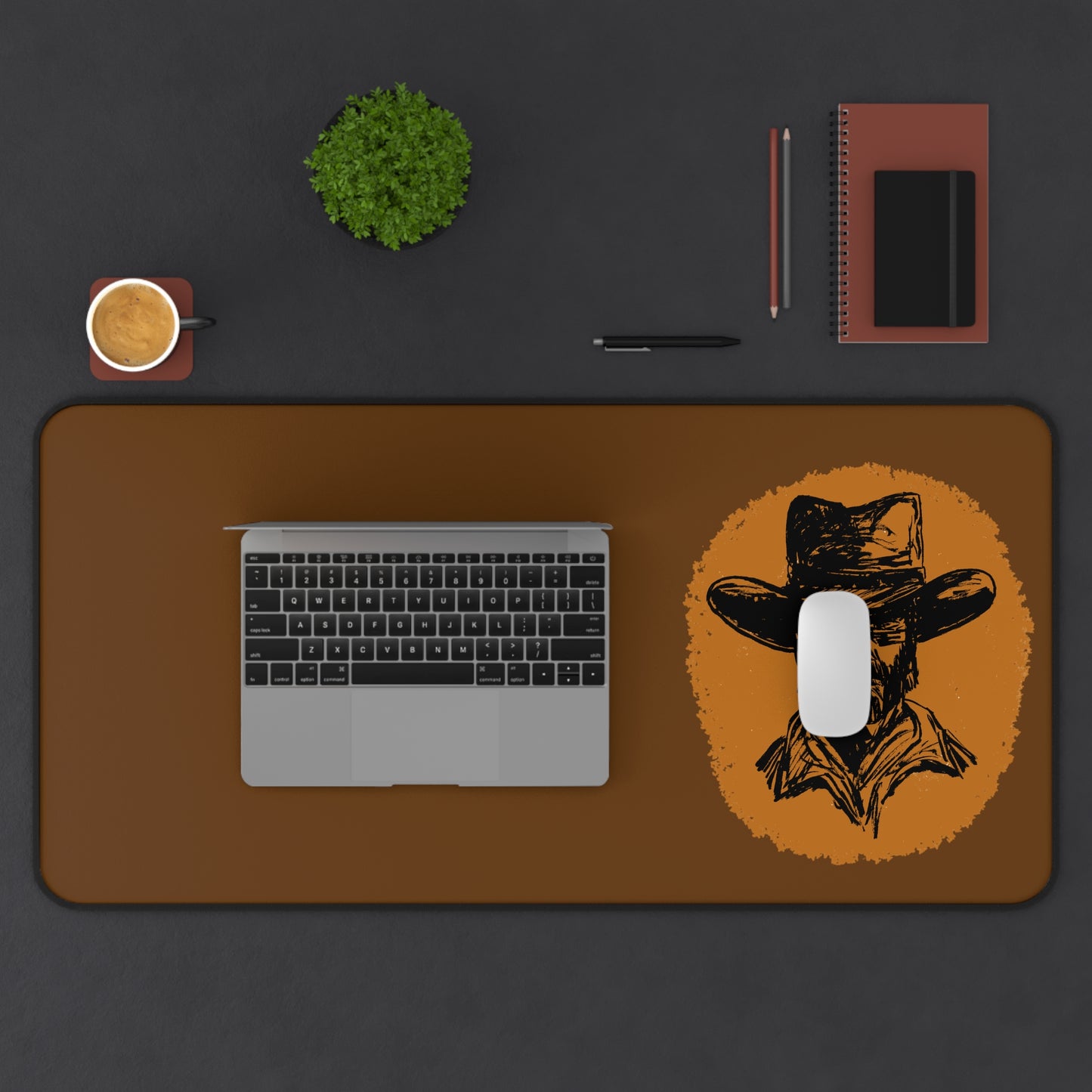 Old West Cowboy Desk Mat