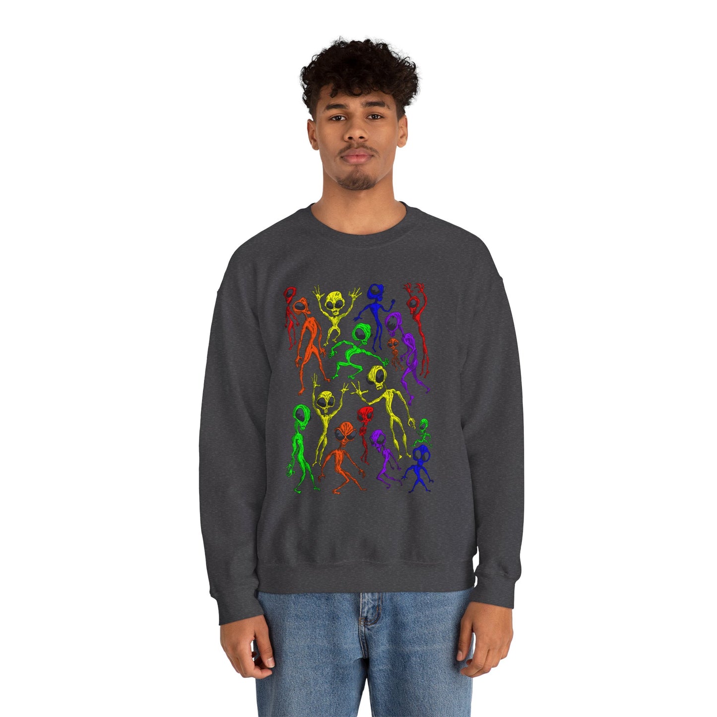 Alien Dance Party Crewneck Sweatshirt