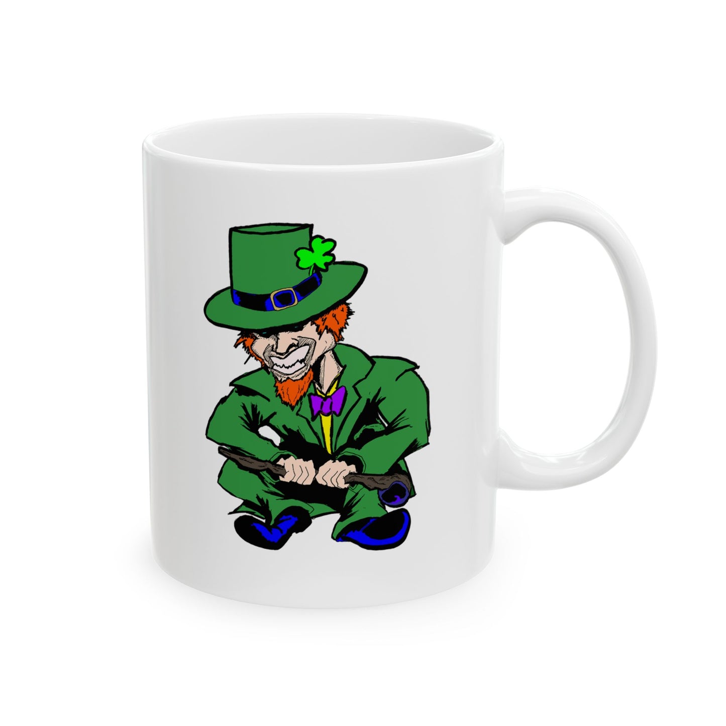 Lucky Leprechaun Ceramic Mug | St. Patrick's Day 11oz