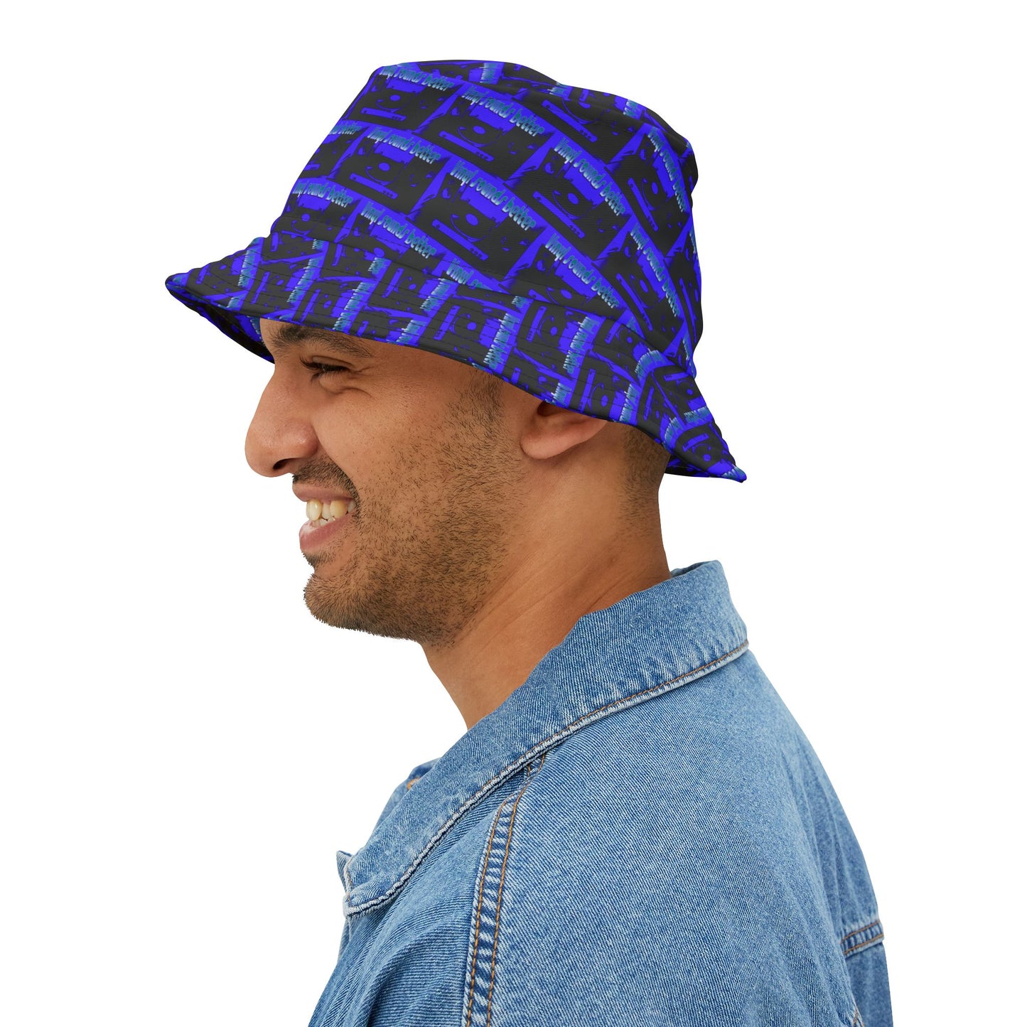 Vinyl Sounds Better Pattern Bucket Hat, Cool Summer Hat, Trendy Accessory for Music Lovers, Festival Gear, Unisex Bucket Hat
