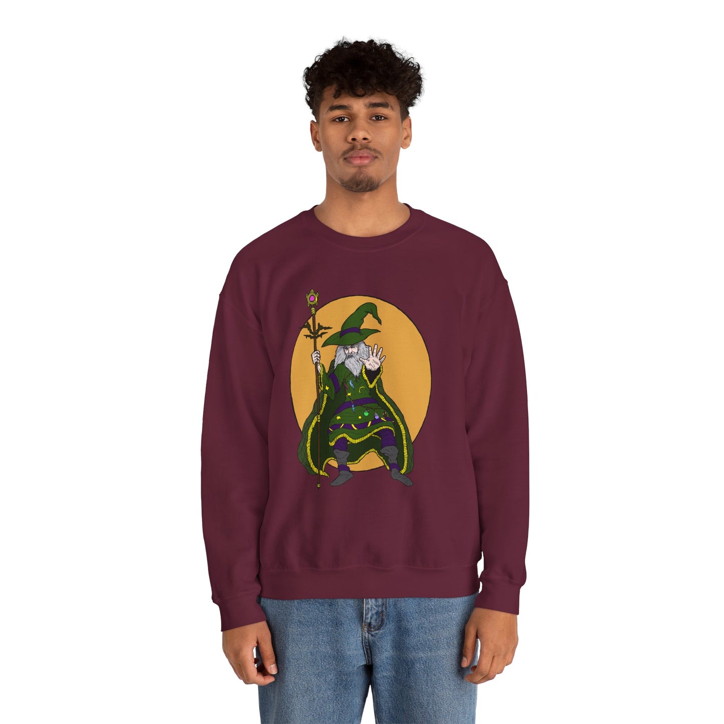 Wizard-Themed Unisex Crewneck Sweatshirt