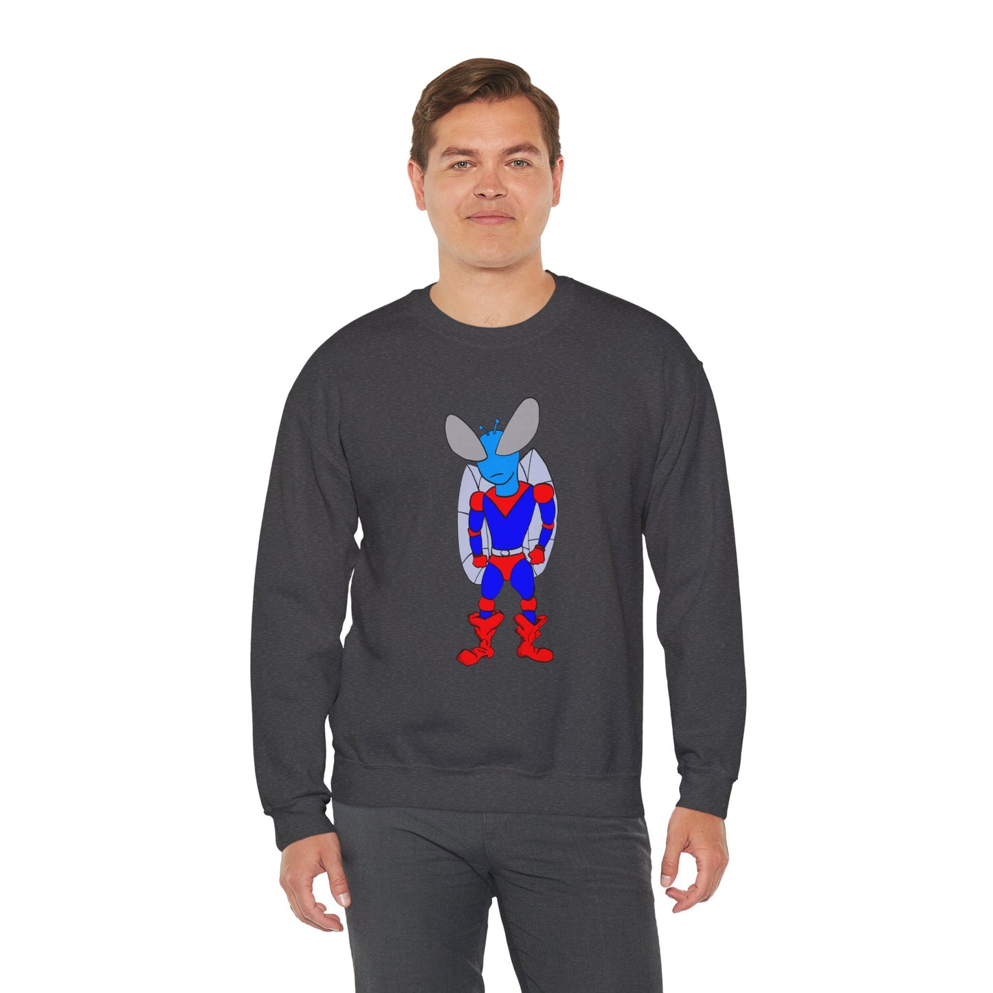 Superhero Agent 501 Unisex Heavy Blend™ Crewneck Sweatshirt