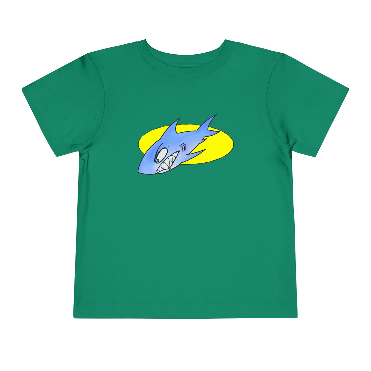 Toddler Shark Tee — Cute Blue Shark Graphic Kids Shirt