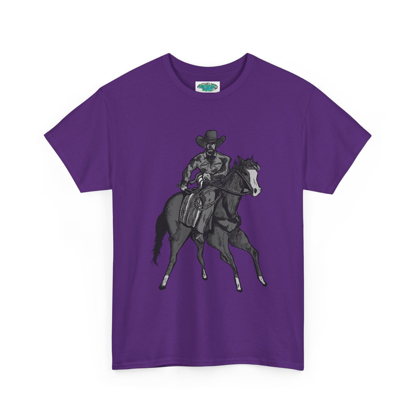 Cowboy on Horseback T‑Shirt — Vintage Western Rodeo Tee