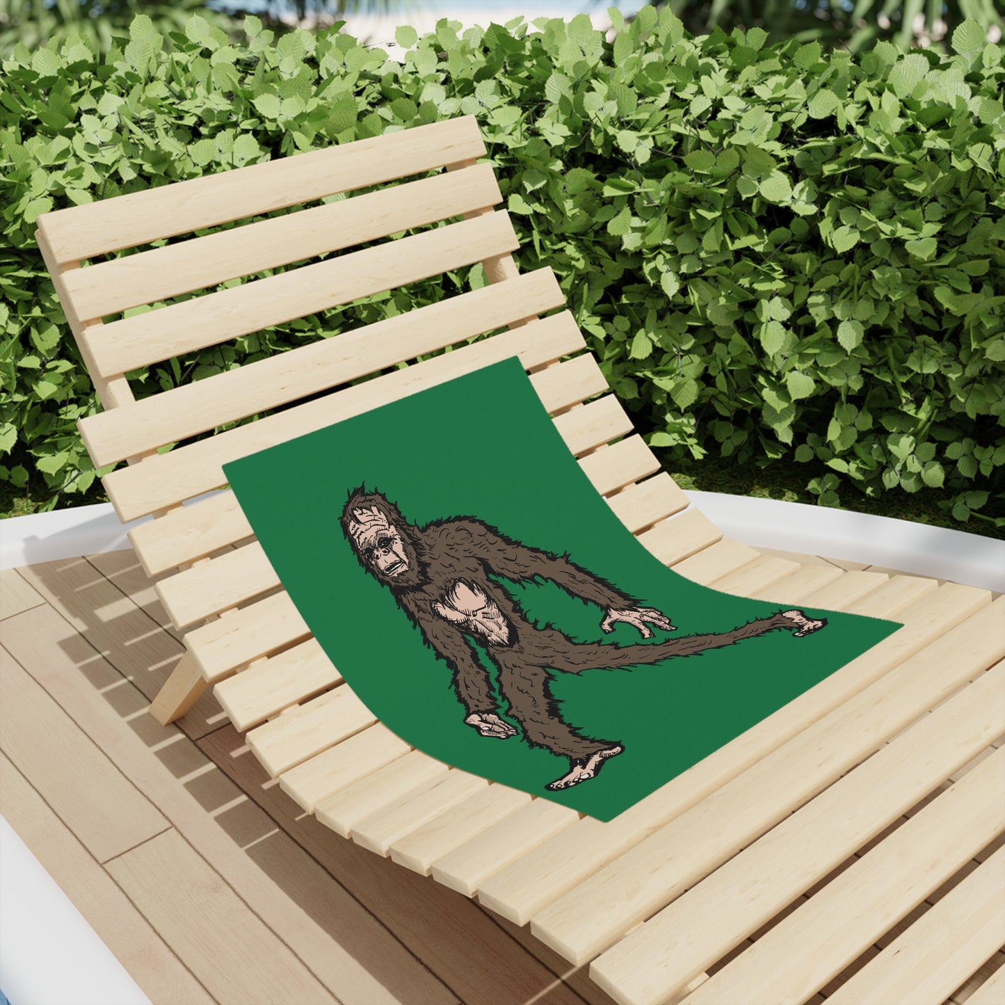 Bigfoot Stroll Beach Towel