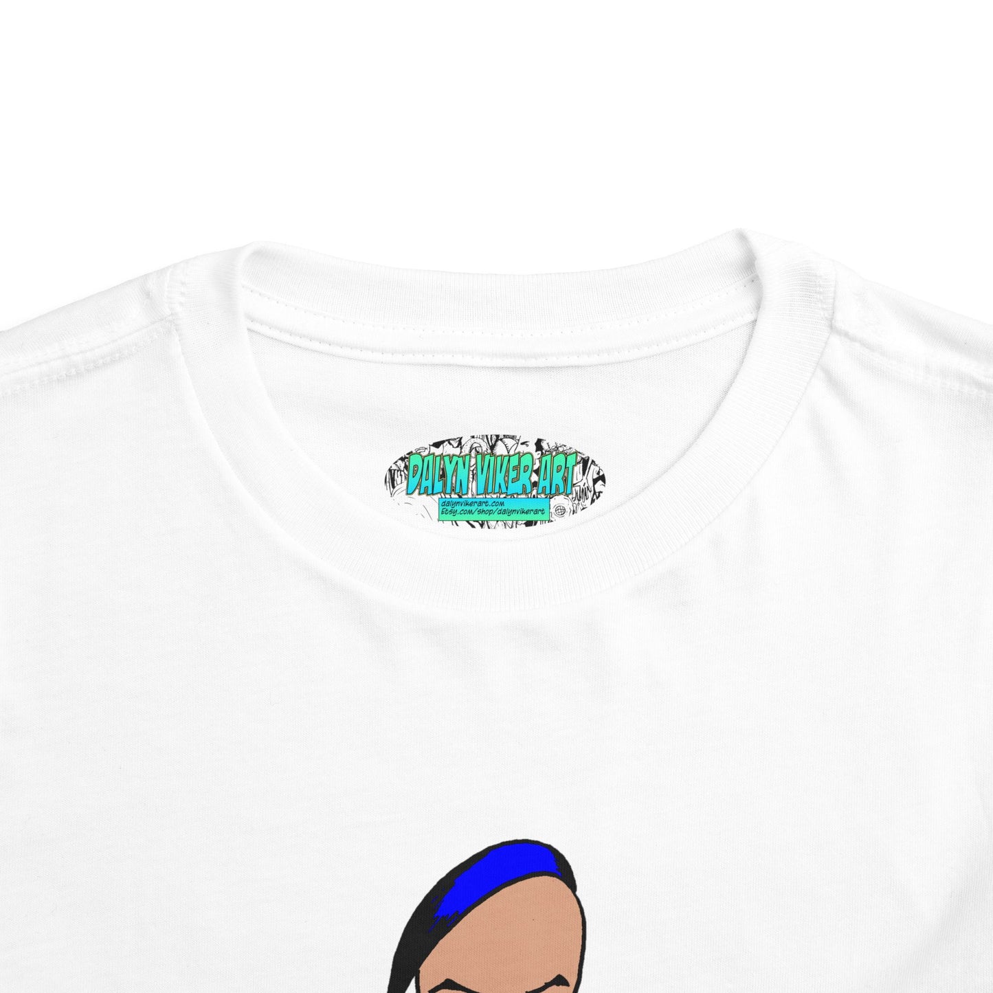 Smug Grumpy Kid Cartoon Toddler Tee