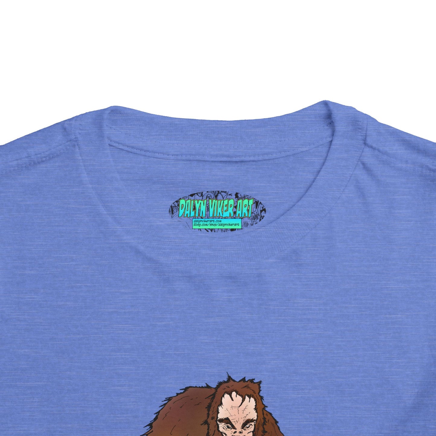 Toddler Tee — Cute Cartoon Kid-Friendly Bigfoot Graphic Shirt