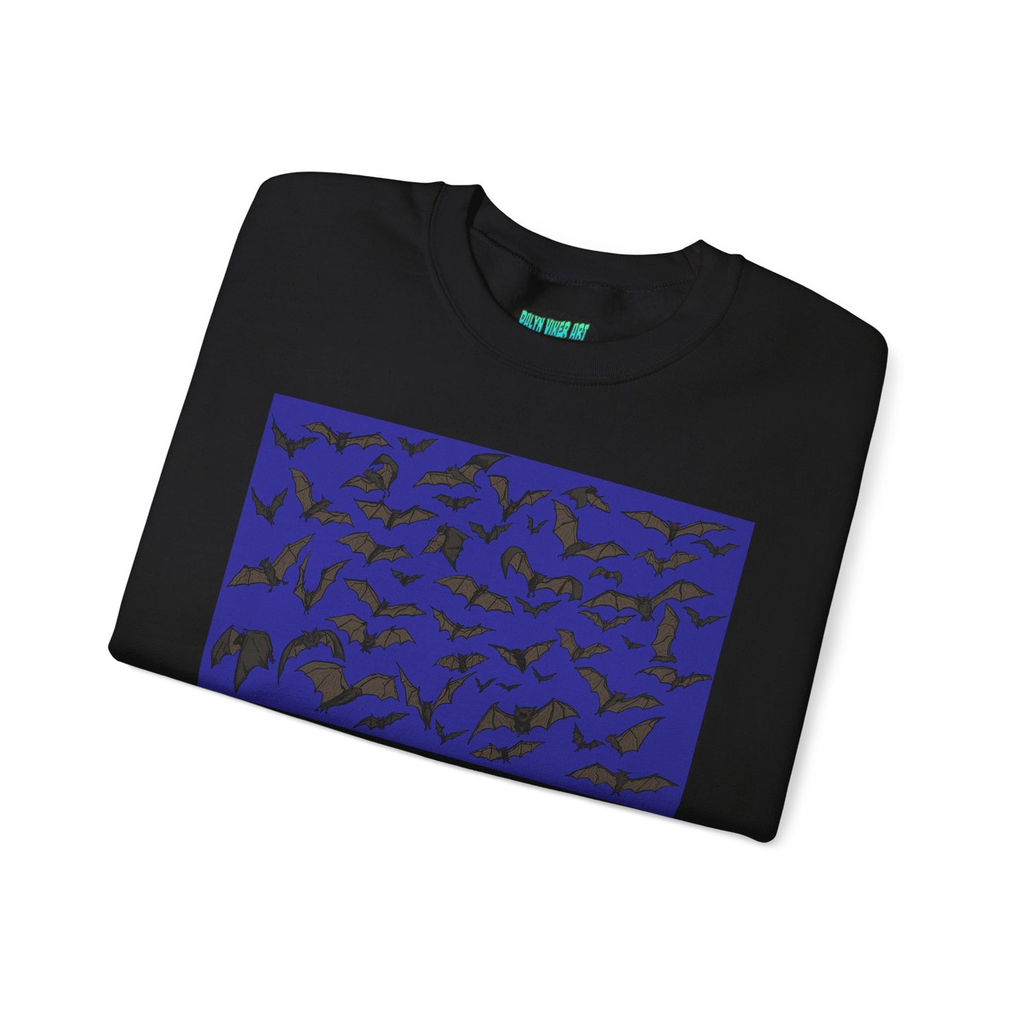 Stylish Bats Unisex Crewneck Sweatshirt with Abstract Design