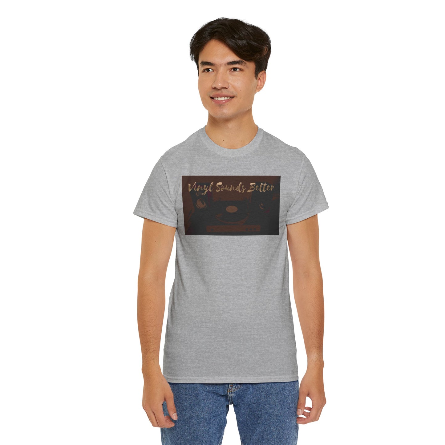 Vinyl Sounds Better T-Shirt — Retro Record Player Tee for Music Lovers