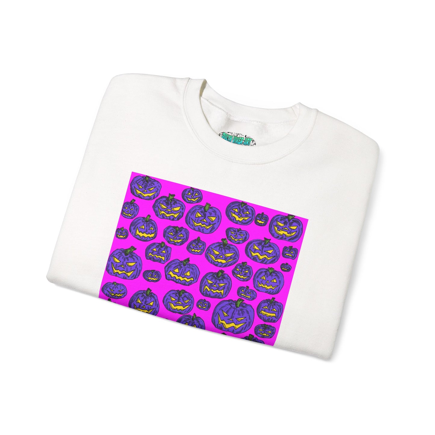 Halloween Pumpkin Crewneck Sweatshirt