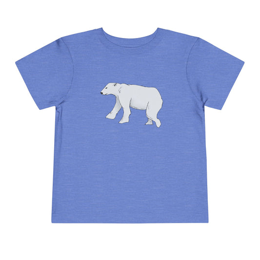 Polar Bear Toddler Tee — Cute Arctic Animal Shirt for Kids