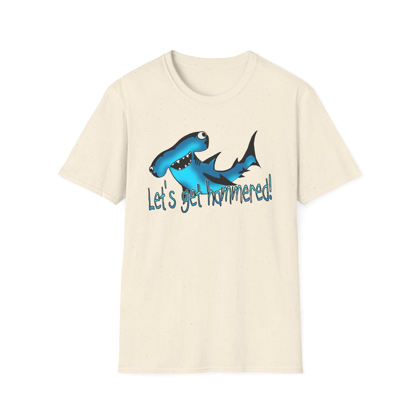 Hammered Shark Unisex T-Shirt – Let's Get Crunk Drinking Shirt