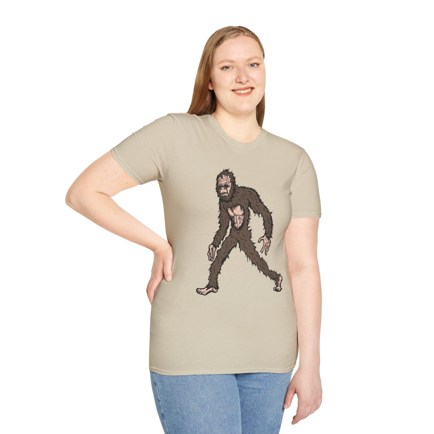 Bigfoot Stroll Unisex Softstyle T-Shirt