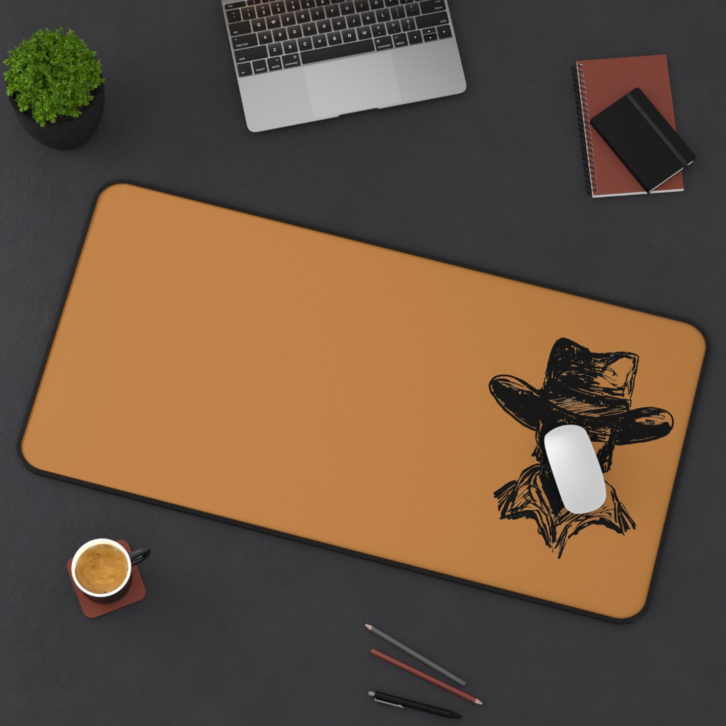 Stylish Cowboy Desk Mat - Unique Home Office Decor
