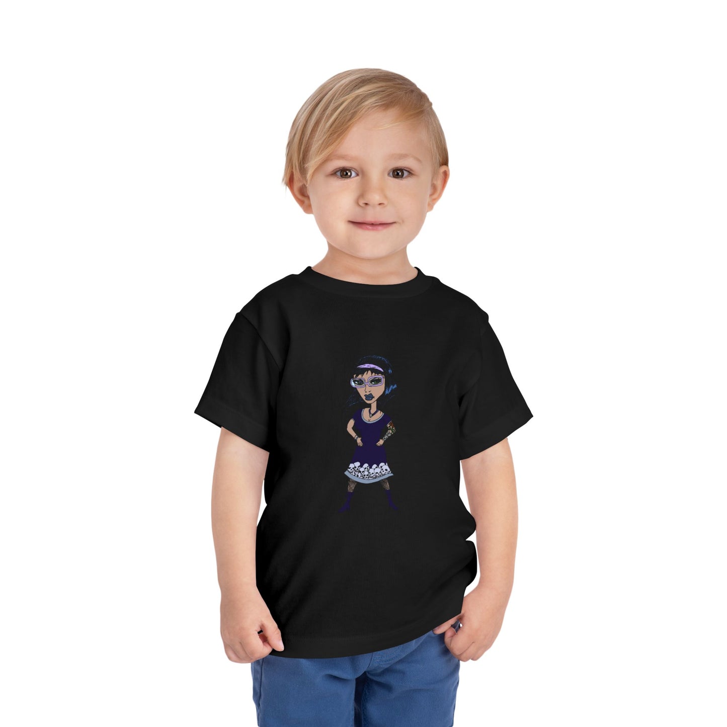Goth Girl Toddler Tee