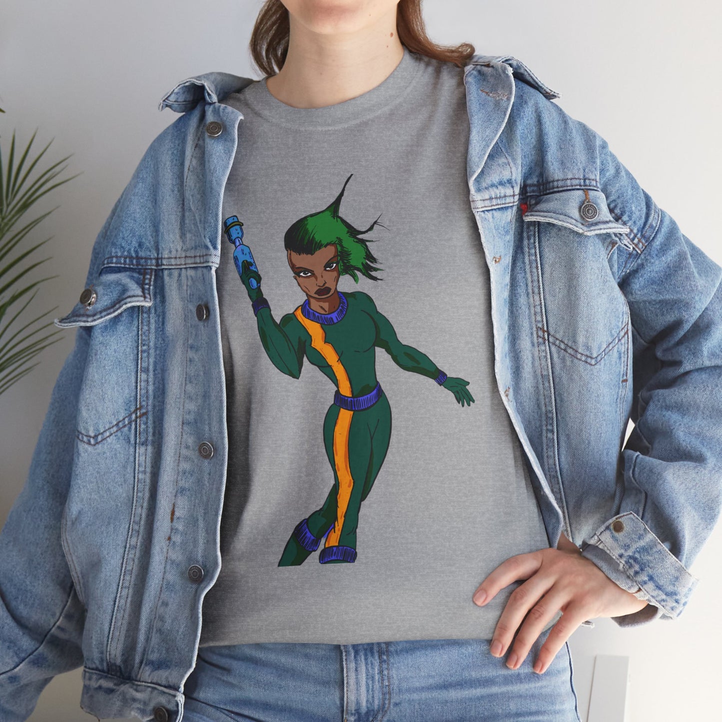 Cool Retro Graphic Tee with Galactic Design, Unisex Cotton Shirt, Casual Wear, Gift Idea for Fans, Streetwear Style, Unique Apparel
