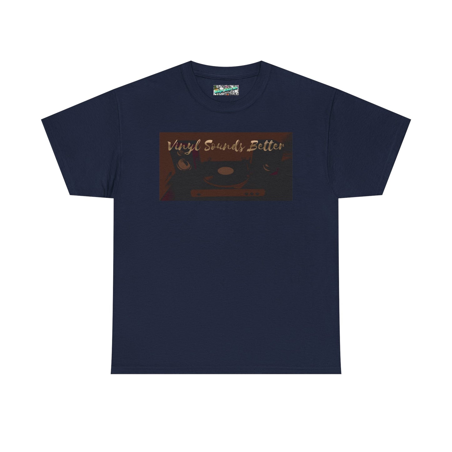 Vinyl Sounds Better T-Shirt — Retro Record Player Tee for Music Lovers